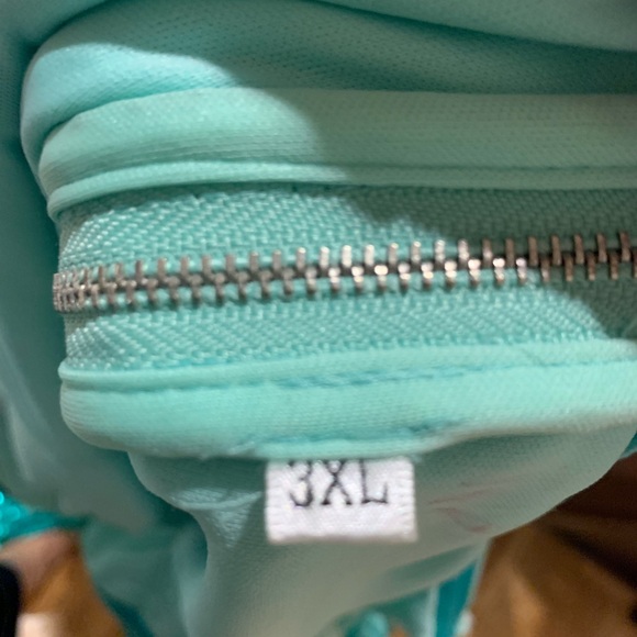 Teal sequin evening dress. Open to offers - Picture 4 of 7